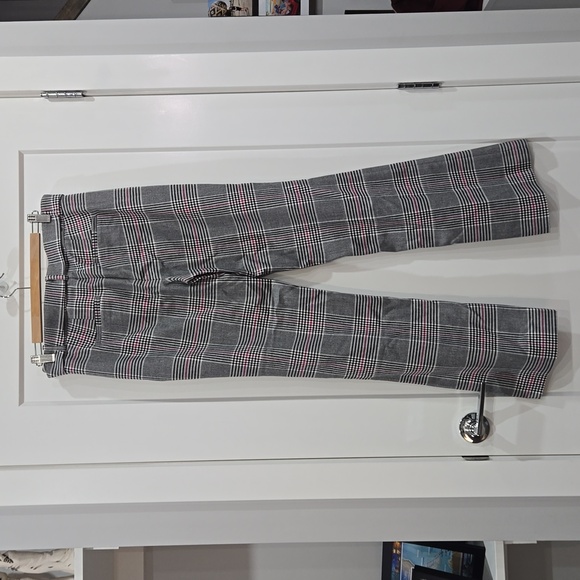 Le Chateau Dress Pants Gray Stripe - Picture 2 of 3